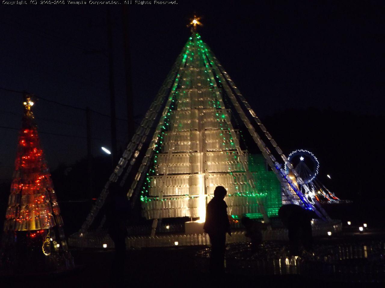”星に願いを”夜空に輝く～石塔町ペットボトルイルミネーション 滋賀ガイド！