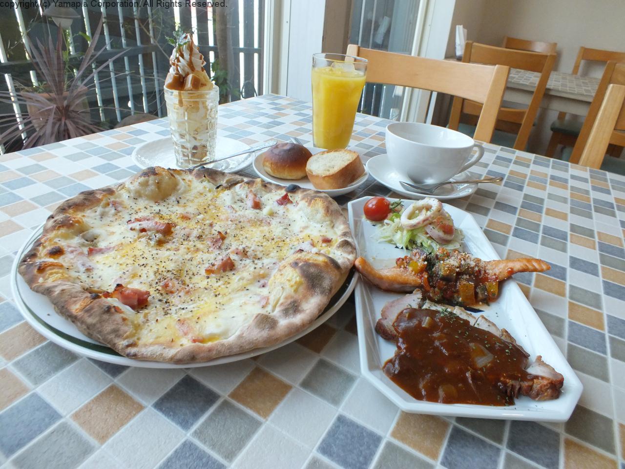 ボリュームたっぷり 石窯ピッツアのランチ 滋賀ガイド ボリュームたっぷり 石窯ピッツアのランチ 滋賀ガイド