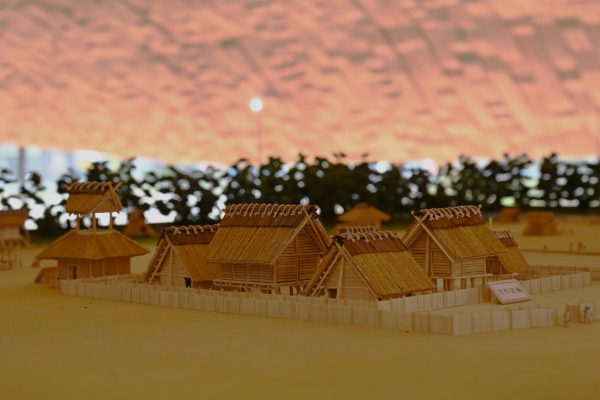 伊勢遺跡保存会が学識経験者の監修を受けて制作したジオラマ