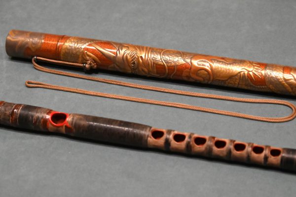 龍笛（横笛）銘 羽龍丸《江戸時代中期》彦根城博物館 蔵