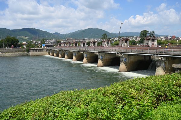 平常時の瀬田川洗堰