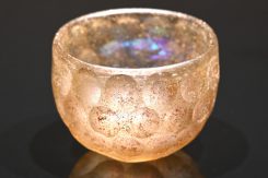 円形切子碗　ササン朝ペルシア　5-7世紀