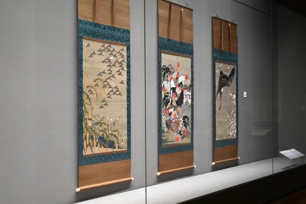 国宝　秋塘群雀図・群鶏図・芦雁図　伊藤若冲筆 江戸時代　皇居三の丸尚蔵館収蔵　（5月18日迄展示）