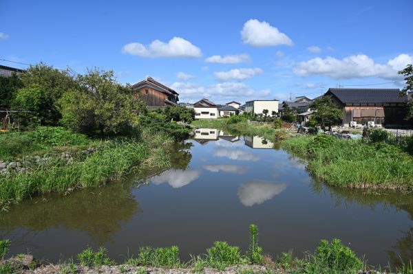 安土川の舟入として活用された「藤兵衛浜」