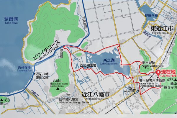 赤い線が「ブルゲンラント・ロード」