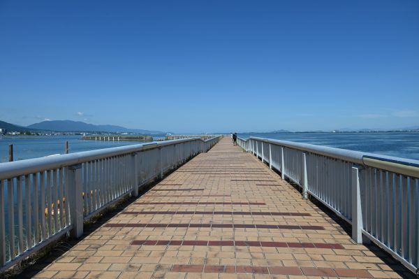 大津湖岸なぎさ公園の突堤