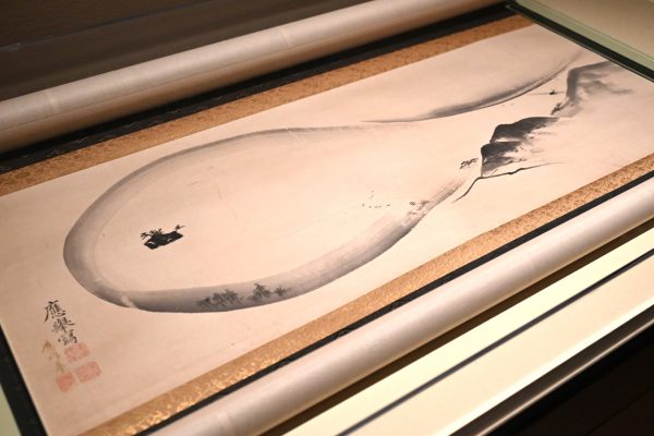 円山派絵画の鑑定者、円山応祥（1904～81）が応挙の作品を模した作品　円山応挙が大雅の作品に触発され写した可能性が考えられる