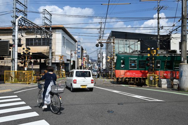 京阪電車石山坂本線膳所駅前