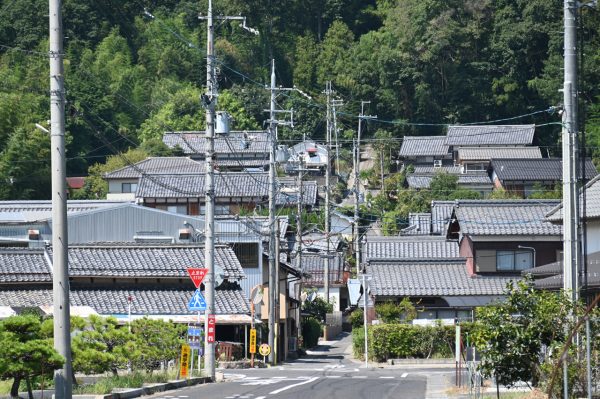 繖山の麓 石寺集落