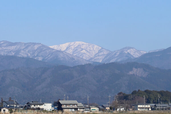 金糞岳（標高1317メートル）遠望