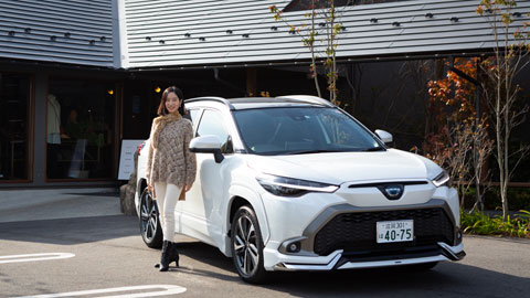 女子力に磨きをかける！カローラクロスで行く近江八幡