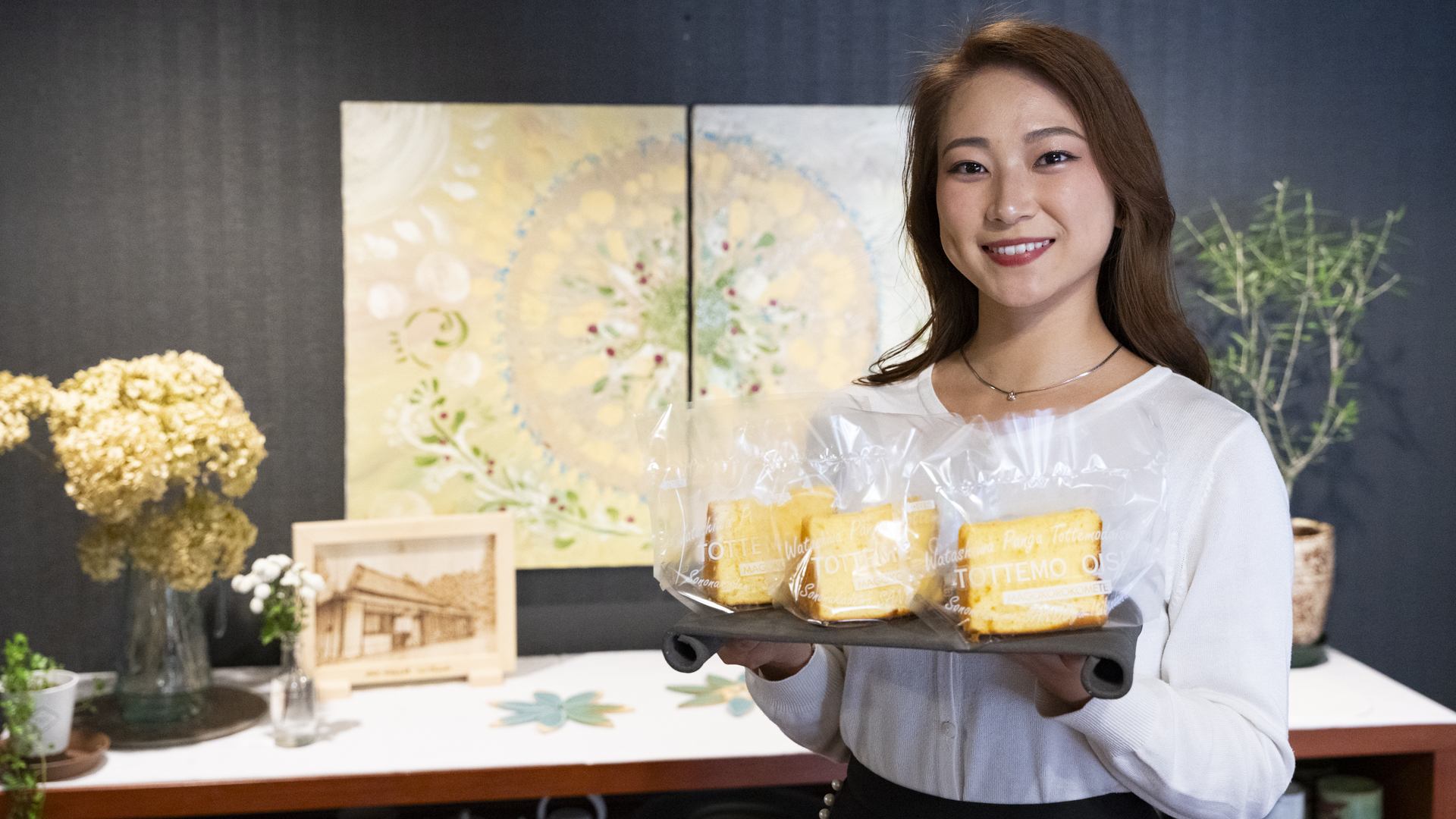 B＝5名様にシフォンケーキをプレゼント ※但し、ご来店いただける方